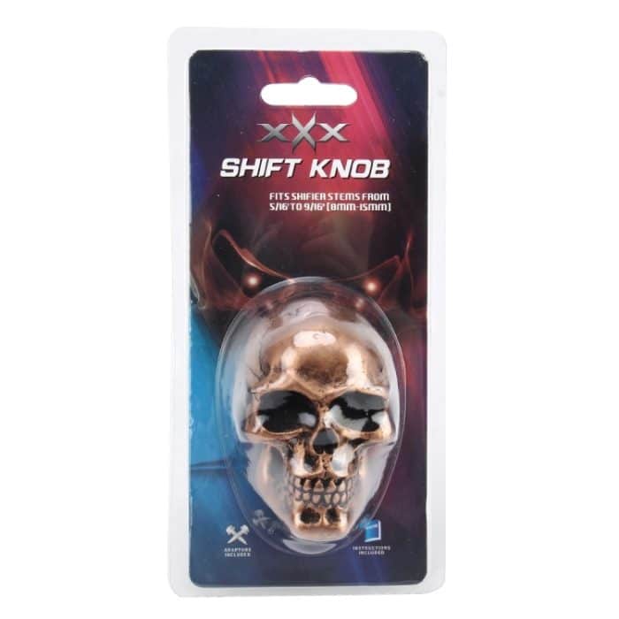 Universal Skull Head Shape Manuelle oder automatische Schaltknauf Fit für alle Autos – Bild 7