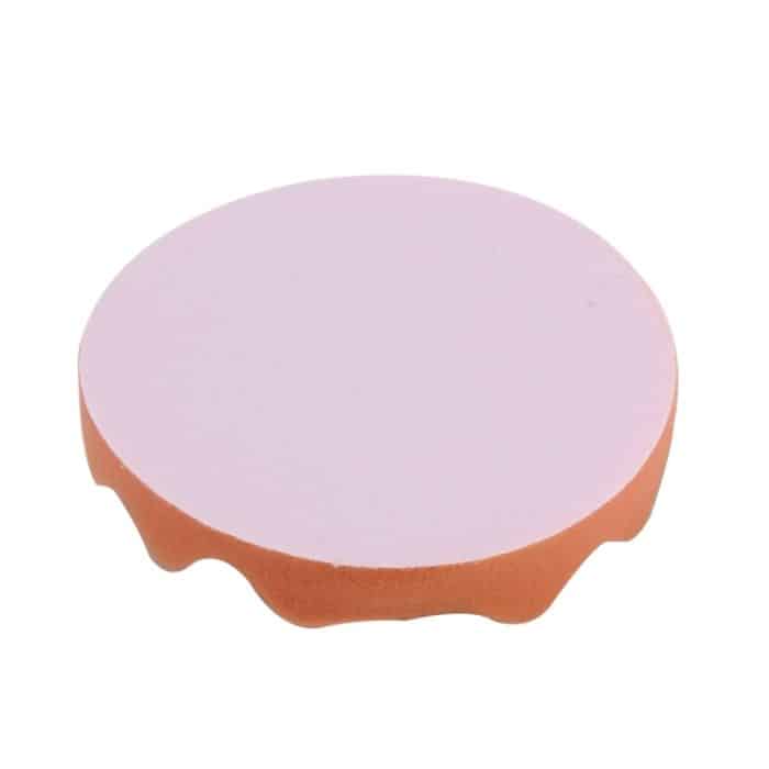 2 PCS Autowachsschwamm Runder und gewellter Schwamm Hochdichter Wachsschwamm ， Größe: 15 x 15 cm – Bild 3