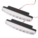 1 Paar DC9-16V 2W 120LM 7000K 8 SMD-5050-LEDs Rundauto DRL & Blinker – Bild 2