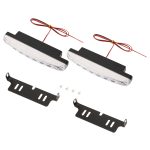 1 Paar DC9-16V 2W 120LM 7000K 8 SMD-5050-LEDs Rundauto DRL & Blinker – Bild 3