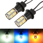 1156 / BA15S DC12V 3.7W 81 SMD-3030-LEDs Dreifarbiges Auto DRL & Blinker, Länge: 2m
