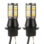 1156 / BA15S DC12V 3.7W 81 SMD-3030-LEDs Dreifarbiges Auto DRL & Blinker, Länge: 2m – Bild 2