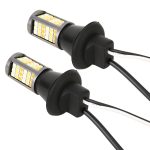 1156 / BA15S DC12V 3.7W 81 SMD-3030-LEDs Dreifarbiges Auto DRL & Blinker, Länge: 2m – Bild 3