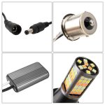 1156 / BA15S DC12V 3.7W 81 SMD-3030-LEDs Dreifarbiges Auto DRL & Blinker, Länge: 2m – Bild 5