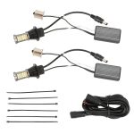 1156 / BA15S DC12V 3.7W 81 SMD-3030-LEDs Dreifarbiges Auto DRL & Blinker, Länge: 2m – Bild 6