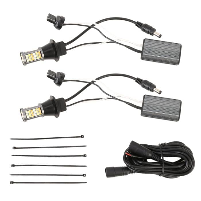 T20 / 7740 DC12V 3.7W 81 SMD-3030-LEDs Dreifarbiges Auto DRL & Blinker, Länge: 2m – Bild 5