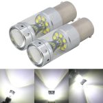 2 Stück 1157/BAY15D 60 W Auto-Bremslicht mit 12 CREE XB-D-Lampen, DC 12 V, 1157