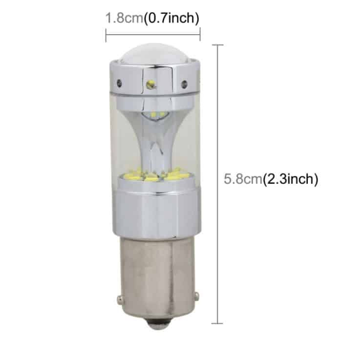 2 Stück 1157/BAY15D 60 W Auto-Bremslicht mit 12 CREE XB-D-Lampen, DC 12 V, 1157 – Bild 3
