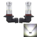 2 Stück 9006 60 W 1200 LM 6000 K Auto-Nebelscheinwerfer mit 12 CREE XB-D LED-Lampen, DC 12 V, 9006