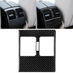 Auto Carbon Fiber Luftauslassverkleidung hinten dekorativer Aufkleber für Mercedes-Benz W204 2007-2013