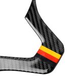 Auto Deutsche Flagge Carbon Lenkrad Dekorativer Aufkleber für Mercedes-Benz – Bild 3