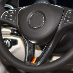 Auto Deutsche Flagge Carbon Lenkrad Dekorativer Aufkleber für Mercedes-Benz – Bild 6