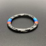 Auto Carbon Fiber Soft Panel Motor Startschlüssel Druckknopf Ringverkleidung Dekorativer Aufkleber für BMW E90 / E92 / E93 2005-2012 – Bild 3