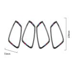 4 PCS Autotür Innengriff Drei Farben Kohlefaser Dekorativer Aufkleber für BMW E90 / E92 / E93 – Bild 2