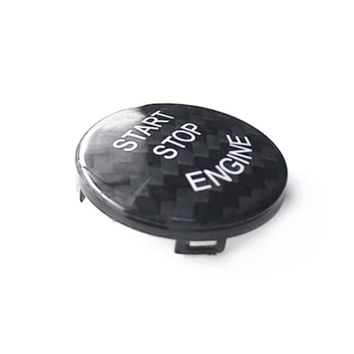 Auto-Carbonfaser-Motorstartknopf-Dekorationsabdeckungsverkleidung für BMW E-Chassis, For BMW E Chassis (Black), For BMW E Chassis(Red) – Bild 3