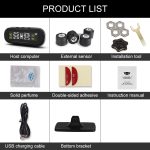 Universal Car Wireless Solarenergie TPMS Reifendruck-Alarmsystem Externer Reifenmonitor – Bild 5