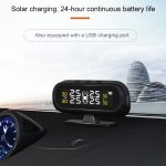 Universal Car Wireless Solarenergie TPMS Reifendruck-Alarmsystem Externer Reifenmonitor – Bild 8