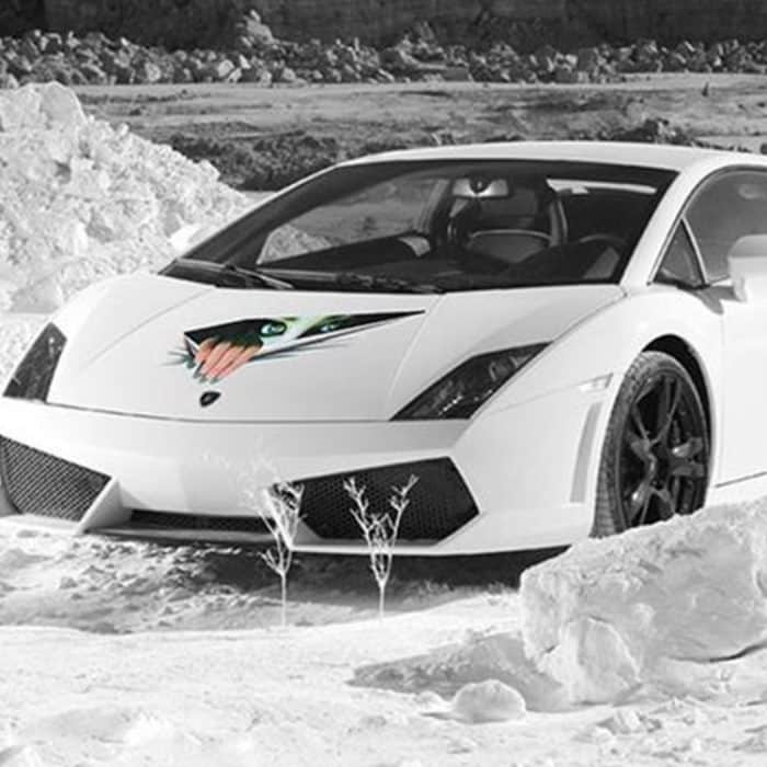 3D-charakteristischer digitaler Simulations-Autopapieraufkleber im schrecklichen Stil, Exaggerated Effection 11, Exaggerated Effection 12, Exaggerated Effection 13 – Bild 5