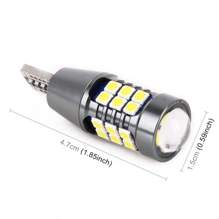 2 PCS T15 DC9-16V / 7,5W / 6000K / 600LM Auto-Rückfahrscheinwerfer 27LEDs SMD-3030-Lampen – Bild 3