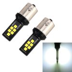2 Stück 1156 DC9–16 V/3,5 W Auto-Blinker, 12 LEDs, SMD-ZH3030-Lampen, mit Konstantstrom, 1156 (White Light), 1156