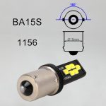 2 Stück 1156 DC9–16 V/3,5 W Auto-Blinker, 12 LEDs, SMD-ZH3030-Lampen, mit Konstantstrom, 1156 (White Light), 1156 – Bild 4