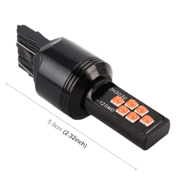 2 Stück 7443 DC9–16 V/3,5 W Auto-Bremslichter, 12 LEDs, SMD-ZH3030-Lampen, mit Konstantstrom, 7443 – Bild 3