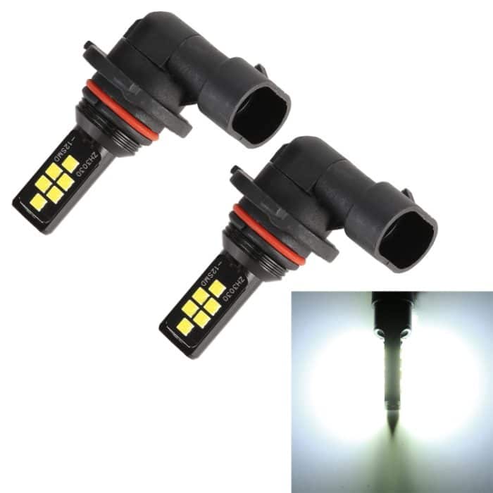 2 PCS 9005 DC9-16V / 3,5 W / 6000 K / 320 LM Auto-Nebelscheinwerfer 12 LEDs SMD-ZH3030-Lampen mit Konstantstrom, 9005 – Bild 1