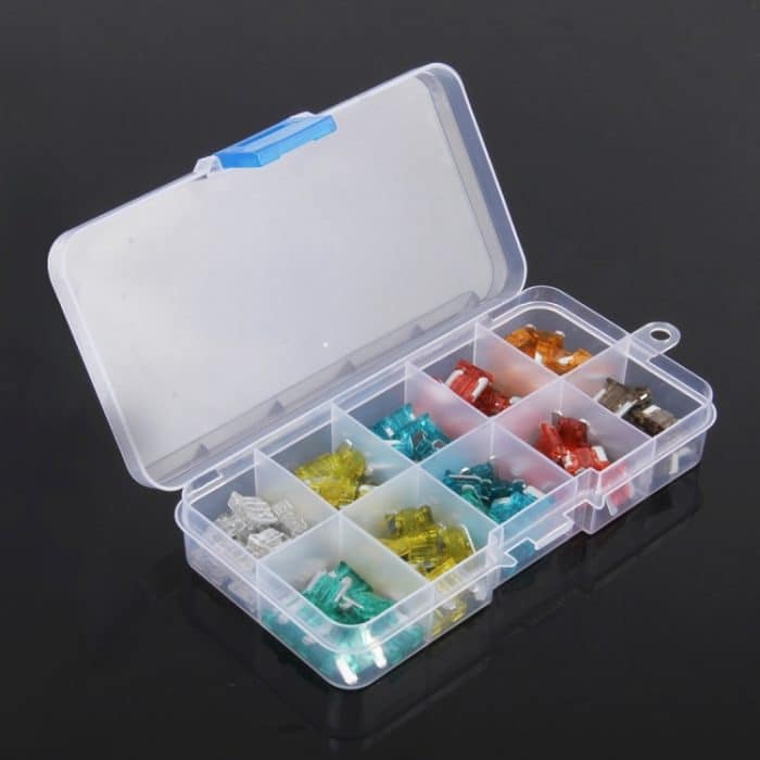 100 PCS 5 Ampere 7,5 Ampere 10 Ampere 15 Ampere 20 Ampere 25 Ampere 30 Ampere Mini-Add-a-Circuit-Sicherungshahnadapter Blade-Sicherungshalter – Bild 1