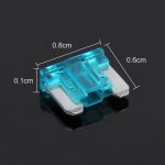 100 PCS 5 Ampere 7,5 Ampere 10 Ampere 15 Ampere 20 Ampere 25 Ampere 30 Ampere Mini-Add-a-Circuit-Sicherungshahnadapter Blade-Sicherungshalter – Bild 3