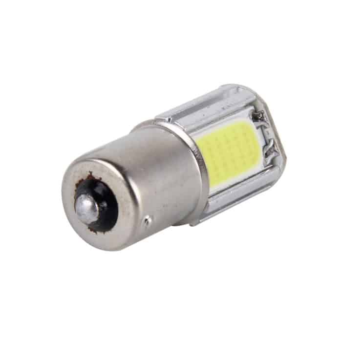 2 Stück 1156/BA15S 5 W 6000 K 350 lm 4 COB-LEDs Canbus Auto-Bremslicht-Rücklicht-Glühbirne, DC 12 V, 1156 – Bild 3