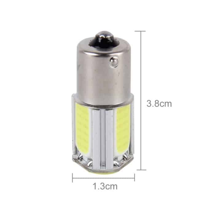 2 Stück 1156/BA15S 5 W 6000 K 350 lm 4 COB-LEDs Canbus Auto-Bremslicht-Rücklicht-Glühbirne, DC 12 V, 1156 – Bild 4