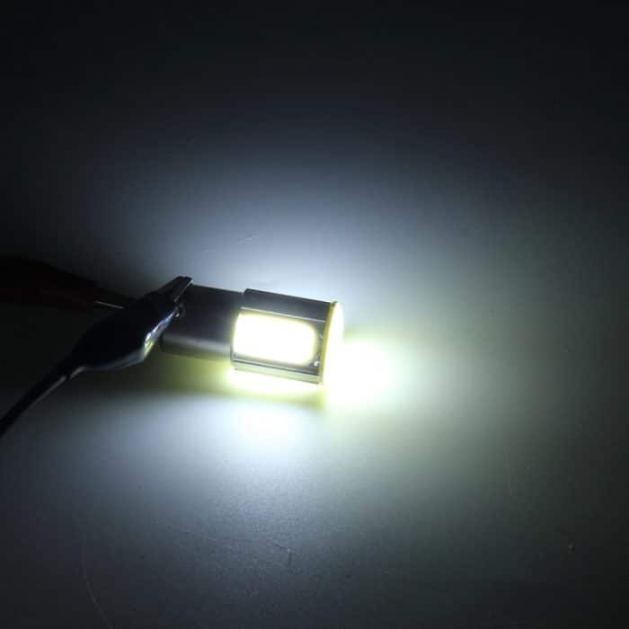 2 Stück 1156/BA15S 5 W 6000 K 350 lm 4 COB-LEDs Canbus Auto-Bremslicht-Rücklicht-Glühbirne, DC 12 V, 1156 – Bild 6