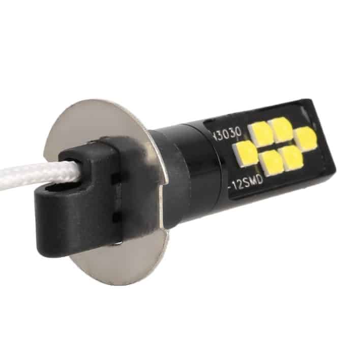 2 PCS H3 DC9-16V / 3,5 W / 6000 K / 320 LM Auto-Nebelscheinwerfer 12 LEDs SMD-ZH3030 Lampen, mit Konstantstrom, H3 – Bild 4