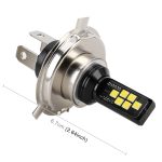 2 PCS H4 DC9-16V / 3,5 W (H) 1,1 W (L) / 6000 K / 320 LM Auto-Nebelscheinwerfer 12 LEDs SMD-ZH3030-Lampen mit Konstantstrom, H4 – Bild 3