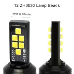 2 PCS H4 DC9-16V / 3,5 W (H) 1,1 W (L) / 6000 K / 320 LM Auto-Nebelscheinwerfer 12 LEDs SMD-ZH3030-Lampen mit Konstantstrom, H4 – Bild 5