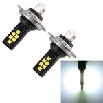 2 Stück H7 DC9-16V / 3,5 W / 6000 K / 320 lm Auto-Nebelscheinwerfer 12 LEDs SMD-ZH3030 Lampen, mit Konstantstrom, H7