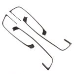 4 PCS Car Carbon Fiber Türknopf Dekorrahmen für Audi A3 – Bild 2