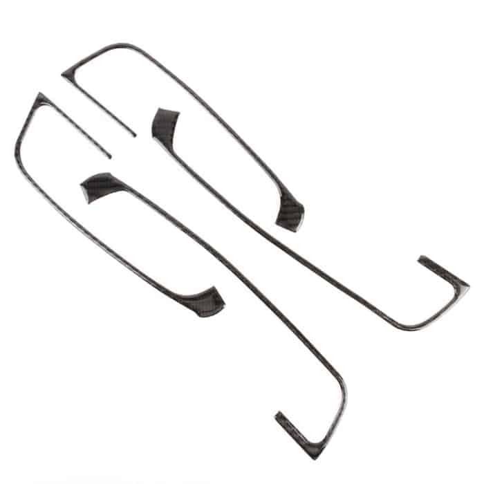 4 PCS Car Carbon Fiber Türknopf Dekorrahmen für Audi A3 – Bild 2