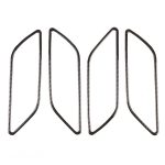 4 PCS Car Carbon Fiber Innenarmlehne Dekorativer Rahmen für Audi A3 – Bild 2