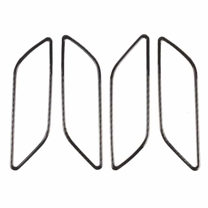 4 PCS Car Carbon Fiber Innenarmlehne Dekorativer Rahmen für Audi A3 – Bild 2