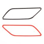 4 PCS Car Carbon Fiber Innenarmlehne Dekorativer Rahmen für Audi A3 – Bild 3