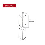 4 PCS Car Carbon Fiber Innenarmlehne Dekorativer Rahmen für Audi A3 – Bild 7