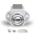 Press-Typ Schubladenschrank-Verriegelung, Schrank-Türstopper, Schubladenschrank, Schließfach für Wohnmobile, Yachten, Möbel – Bild 2