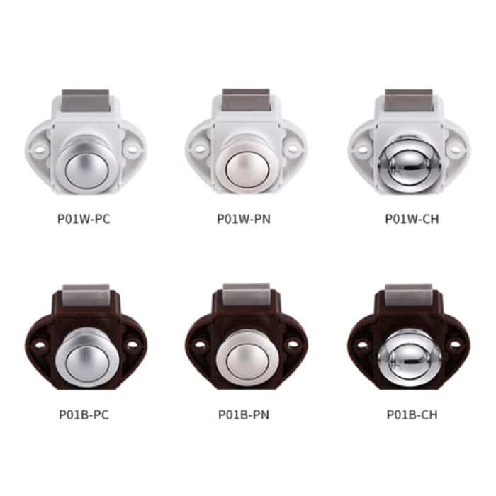 Press-Typ Schubladenschrank-Verriegelung, Schrank-Türstopper, Schubladenschrank, Schließfach für Wohnmobile, Yachten, Möbel – Bild 7