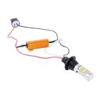 2 PCS T20 / 7440 10W 1000 LM 6000K Weiß + Gelbes Licht DRL & Blinker mit 42 SMD-2835-LED-Lampe ， DC 12-24V – Bild 2