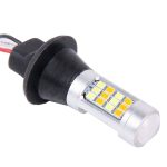 2 PCS T20 / 7440 10W 1000 LM 6000K Weiß + Gelbes Licht DRL & Blinker mit 42 SMD-2835-LED-Lampe ， DC 12-24V – Bild 3