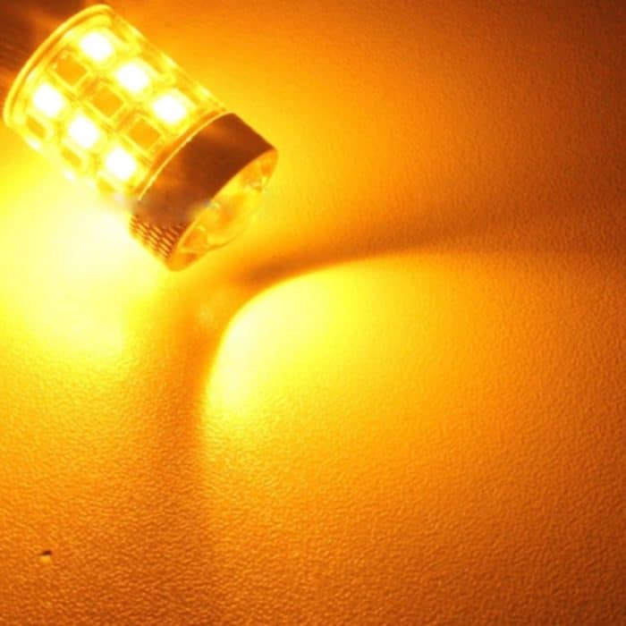 2 PCS T20 / 7440 10W 1000 LM 6000K Weiß + Gelbes Licht DRL & Blinker mit 42 SMD-2835-LED-Lampe ， DC 12-24V – Bild 6