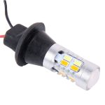 2 PCS T20 / 7440 10W 1000LM 6000K Weiß + Gelbes Licht DRL & Blinker mit 20 SMD-5730-LED-Lampen ， DC 12-24V – Bild 3