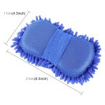KANEED Ultrafeine Faser Chenille Anthozoan Autowaschhandschuhe Multifunktionale Magic Car Brush (zufällige Farblieferung) – Bild 3