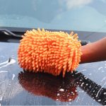 KANEED Ultrafeine Faser Chenille Anthozoan Autowaschhandschuhe Multifunktionale Magic Car Brush (zufällige Farblieferung) – Bild 7